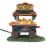 Department 56 House Day Of The Dead Pastry Cart Halloween Snow Village 6007787 Perspective: front