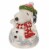 Jim Shore Snoopy Snowman Mini Polyresin Peanuts Christmas 6010326 Perspective: front