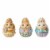 Jim Shore Bunny Eggs Mini Set/3 Polyresin Heartwood Creek 6012273 Perspective: front