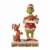 Jim Shore 7.00 Grinch With Christmas Dinner And Max Turkey Platter Dog Perspective: front