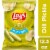 Lay's® Dill Pickle Potato Chips Party Size Perspective: front