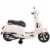 Huffy 6V Kids Ride-On Vespa Scooter - White Perspective: front