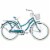 Huffy Deluxe Ladies' Cruiser Bike - Matte Emerald Perspective: front