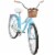 Huffy Panama Jack Women's Cruiser Bike - Blue Perspective: front