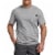 Dickies Men’s Heavyweight Short Sleeve T-Shirt - Heather Gray Perspective: front