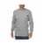 Dickies Long Sleeve Heavyweight Crew Neck T-Shirt - Heather Gray Perspective: front