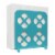 Home Basics Napkin Holder Trinity - Turquoise Perspective: front
