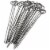 8 inch BBQ Skewers Set of 24, Used for Barbecuing MeatStainless Steel, Barbeque Accessories Perspective: front