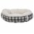 Aspen Pet Oval Plaid Bolster Lounger Perspective: front