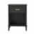 Little Seeds Monarch Hill Hawken Nightsatand with Gold Feather Drawer Pull, Black Perspective: front