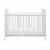 Monarch Hill Ivy Off White Metal Baby Crib Perspective: front