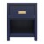 Little Seeds Monarch Hill Haven Kids' 1 Drawer Nightstand, Navy with Gold Drawer Pull Perspective: front