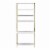 Gwyneth Closet - Vanity, White Faux Marble and Golden Bronze Perspective: front