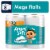 Angel Soft® Mega Roll Toilet Paper Perspective: front