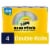 Bounty Essentials Select-A-Size Paper Towels, 4 Double Rolls, White, 108 Sheets Per Roll Perspective: front