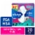 Always Radiant Teen Pads with FlexFoam Extra Heavy Absorbency Size 3 Unscented Perspective: front