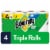 Bounty Paper Towels Select-A-Size White, 4 Triple Rolls, 123 Sheets Per Roll Perspective: front