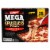 Banquet Mega Crustless Three Meat Pizza Frozen Meal Perspective: front