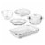 Libbey Baker's Basics Glass Casserole Baking Dish Set Perspective: front