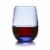 Libbey Classic Blue All-Purpose Stemless Wine Glasses, Set of 6 Perspective: front
