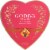 Godiva Assorted Belgium Chocolate Heart Valentine Candy Gift Box Perspective: front