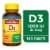 Nature Made® Vitamin D3 25mcg Tablets Perspective: front