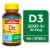 Nature Made® Vitamin D3 50mcg Softgels Perspective: front