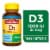 Nature Made® Vitamin D3 Softgels 1000IU Perspective: front