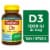 Nature Made® Vitamin D3 Softgels 25mcg Perspective: front
