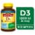 Nature Made® Vitamin D3 Softgels Perspective: front