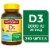 Nature Made® Vitamin D3 Softgels 50mcg Perspective: front