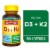 Nature Made® Vitamin D3 + K2 Softgels Perspective: front