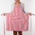Now Designs Red Stripe Unisex Kitchen Apron with Adjustable Strap Perspective: front