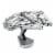 Fascinations ICONX 3D Large Millennium Falcon Metal Model Kit Perspective: front