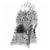 Fascinations Metal Earth ICONX 3D Metal Model Kit Game of Thrones Iron Throne Perspective: front