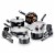 T-fal Initiatives Ceramic Cookware Set - White/Black Perspective: front