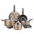 T-fal Excite Non-stick Cookware Set - Bronze Perspective: front