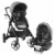 Evenflo GOLD SensorSafe Pivot Xpand Smart Modular Travel System, Moonstone Gray Perspective: front