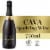 Freixenet Cordon Negro Extra Dry Sparkling Wine Perspective: front