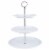 BIA Cordon Bleu 3-Tier Porcelain Cake/Serving Stand - White Perspective: front