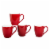 BIA Cordon Bleu Mug Set - Spice Red Perspective: front