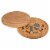 Danesco Bamboo Cheese Board and Knife Set Perspective: front