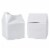 BIA Cordon Bleu Porcelain Milk Carton Creamer and Sugar Set - White Perspective: front