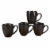 BIA Cordon Bleu Serene Mug Set - Black Perspective: front