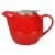 BIA Cordon Bleu Ooh La La Teapot with Stailess Steel Infuser - Red Perspective: front