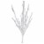 Allstate 31  White Snow Artificial Christmas Branch Decoration Perspective: front