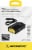 Scosche 150-Watt Portable Power Inverter with AC Outlet and Dual USB Ports - Black Perspective: front