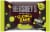 Hershey's Milk Chocolate Snack Size Halloween Candy Bars with Glow in the Dark Wrappers Perspective: front