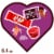 HERSHEY'S KIT KAT® and REESE'S Chocolate Valentine Candy Gift Box Perspective: front