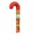 REESE'S PIECES Peanut Butter Christmas Candy Plastic Cane Perspective: front